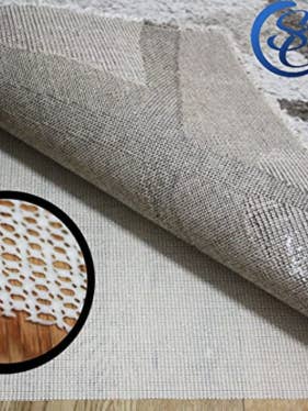 Spura Home Floor Cover Non-Slip White Area Rug Pad 5'x8' for wholesale by Spura Home