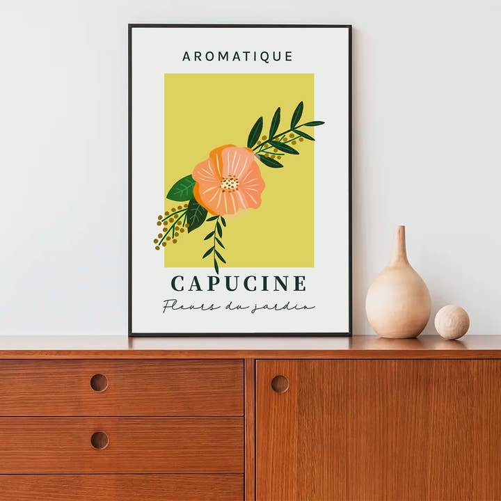 Graphijoy - Wholesale Poster - Nasturtium floral poster1