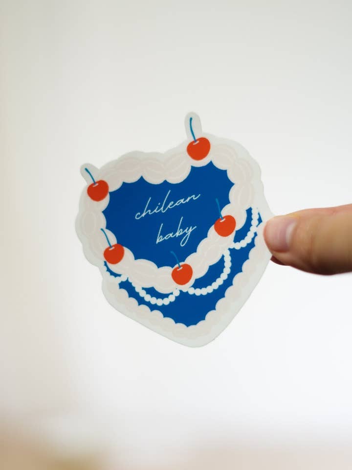 Chili vintage pastelkleurige sticker voor wholesale door Latina Dreamer Apparel