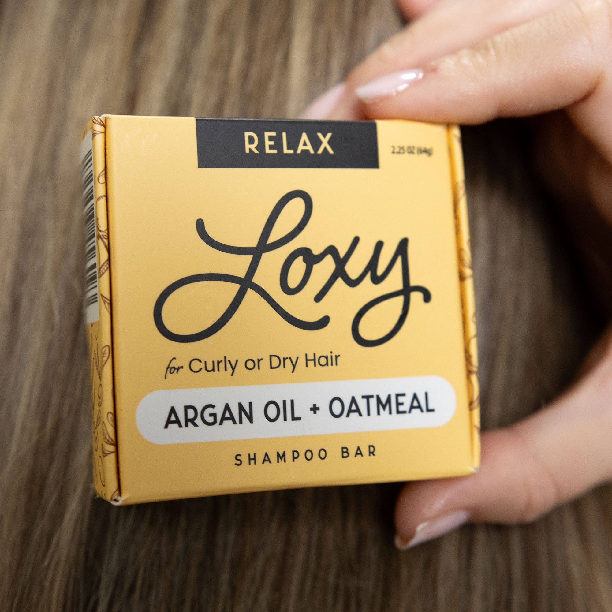 Loxy - Wholesale Shampoo Puck/Solid Shampoo - RELAX: Shampoo Bar for dry, frizzy or curly hair with Argan Oil & Oatmeal6