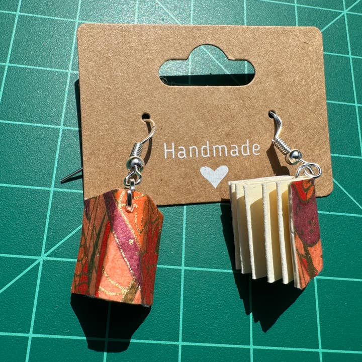 Poetose - Wholesale Dangle Earrings - Handmade Book Earrings