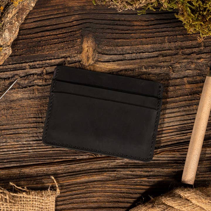 American Leather Goods - Wholesale Wallet - Men's - Leather Card Holder Wallet, Handmade Wallet for Men