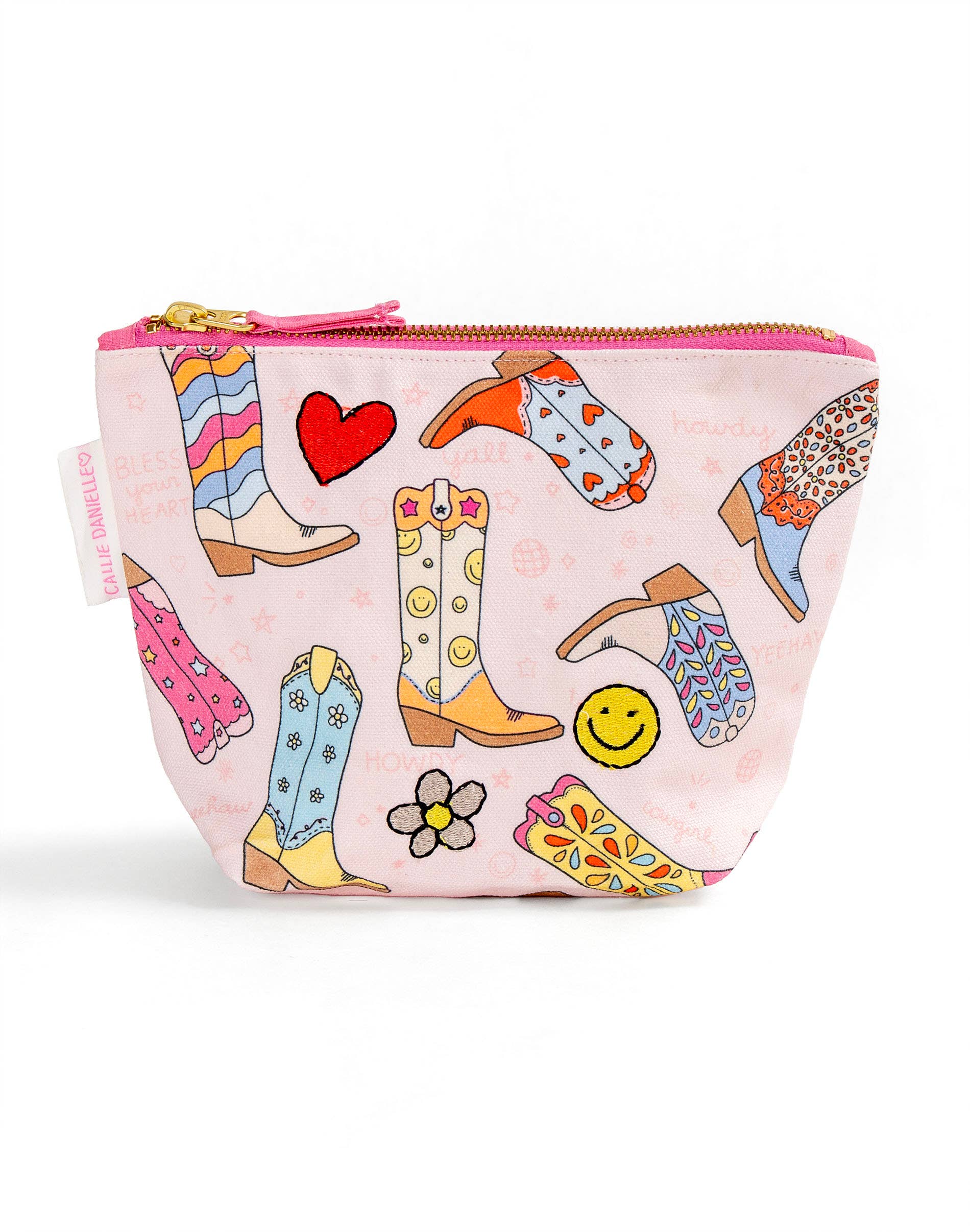 Callie Danielle - Wholesale Pouch – Women’s - Western Cowgirl Boots Canvas Pouch2