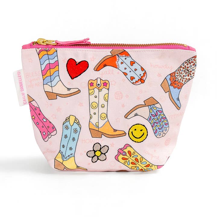 Callie Danielle - Wholesale Pouch – Women’s - Western Cowgirl Boots Canvas Pouch2