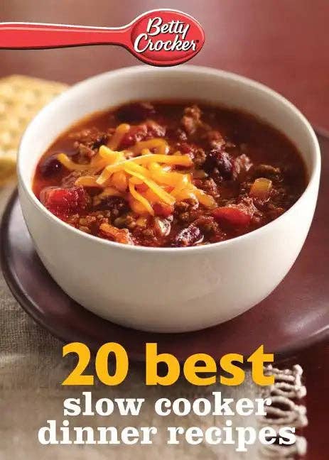 Books by splitShops - Wholesale Cookbooks & Food - Betty Crocker 20 Best Slow Cooker Dinner Recipes - Paperback0