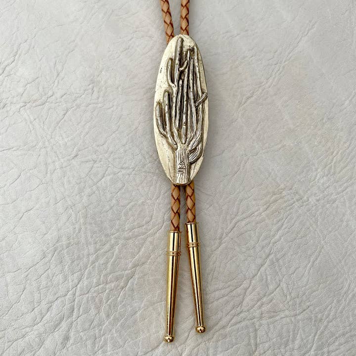 HELIOTROPE - Wholesale Woven Necklace - Saguaro Pantera Bolo Tie5