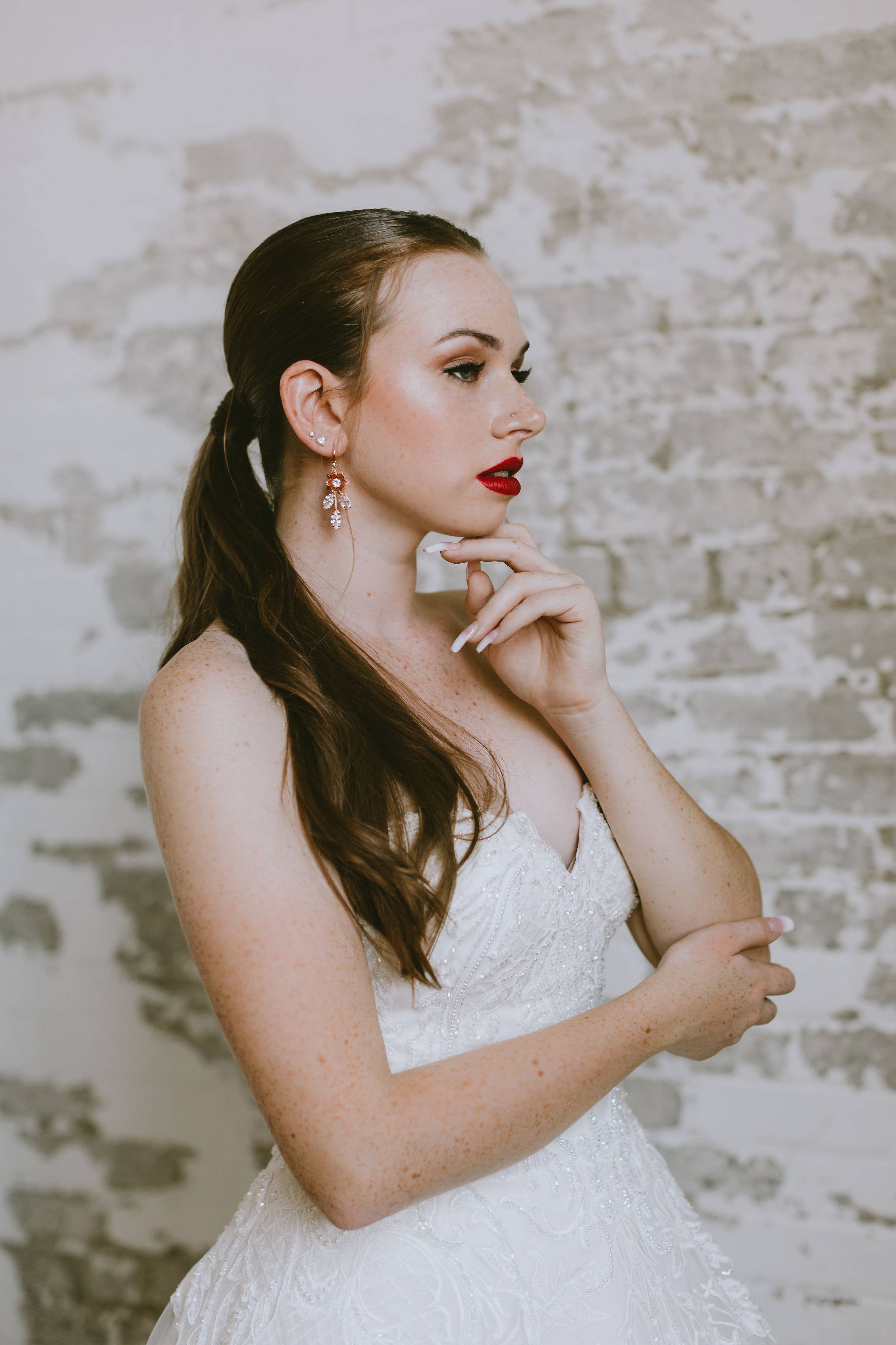 The Amelia Earrings in Rose Gold – Designed by Stacey Jewelry, LLC