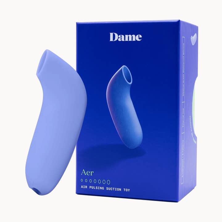 Aer, jouet à succion pour stimulation clitoridienne pour la vente par Dame Products