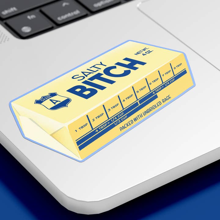 hey, alissandra - Wholesale Sticker - Salty Bitch - Funny Butter sticker1