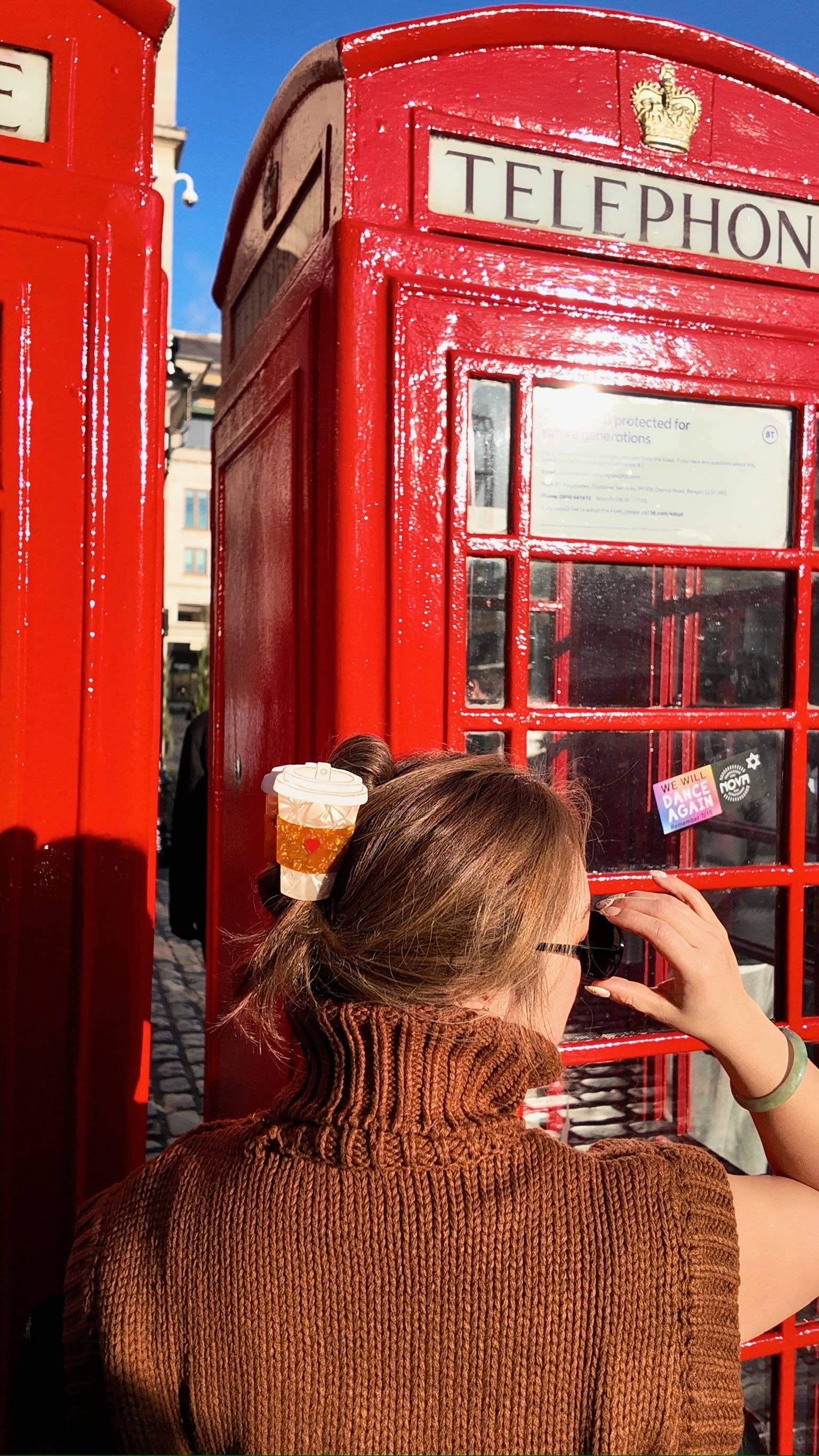 Solar Eclipse - Wholesale Hair Clip - Women's - Hand-Painted Heart Coffee Cup Acetate Claw Hair Clip | Eco-Friendly1