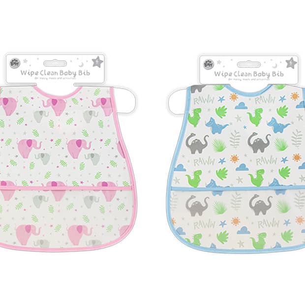 LMT-UK – wholesale Bib – Baby – Wipe Clean Baby Bib - 5056170353694