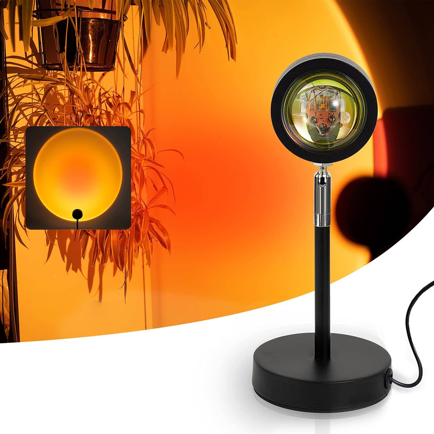 Funky Rico Inc - Wholesale Accent/Desk Lamp - Sunset Light Projector2