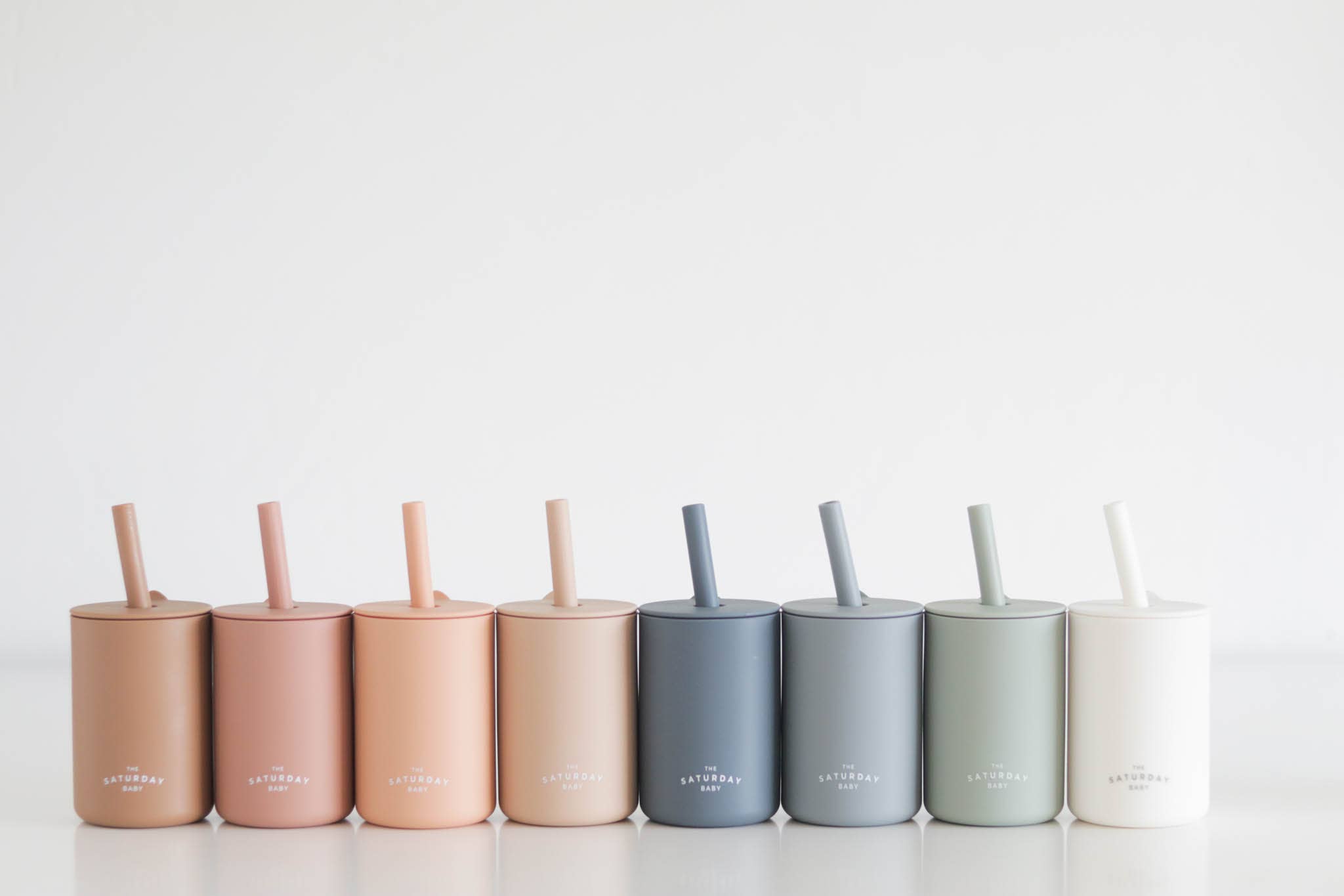 The Saturday Baby - Wholesale Drinking Glass/Cup - Kids & Baby - The Saturday Baby Silicone Straw Cup31