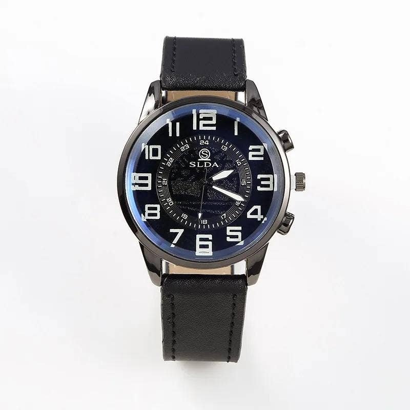 WoodWristCo - Wholesale Wrist Watch - Men's - Mens Exquisite Leather Quartz Wristwatch Business Gentle Watch6