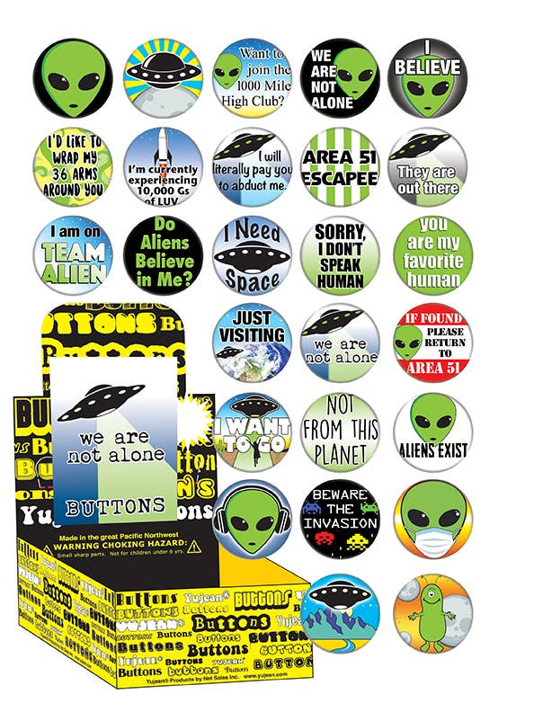 Alien 2 Button Box-BB738 for wholesale by Yujean