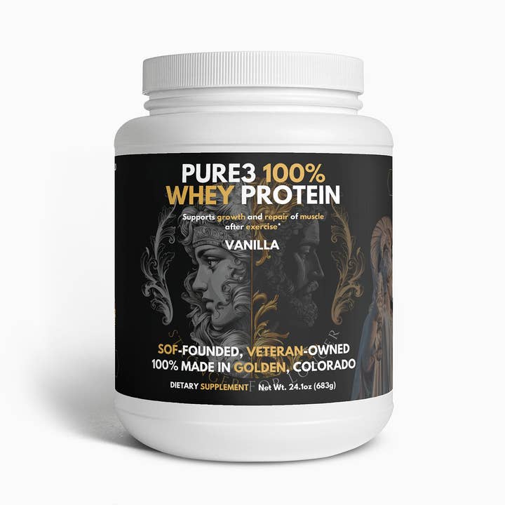 Pure3 100% Whey Protein: Vanilla and other Purchase Wholesale whey isolate. Free Returns & Net 60 Terms on Faire trending on Faire.