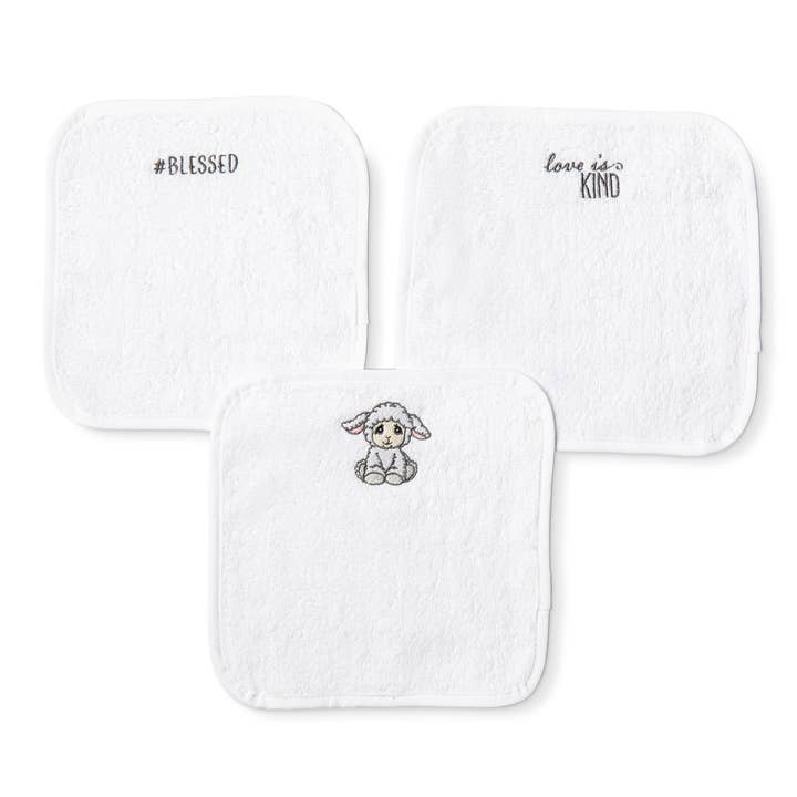 Rose Textiles – Pano de lavagem - Crianças e bebés por atacado – Toalha de banho de cordeiro - conjunto de 31