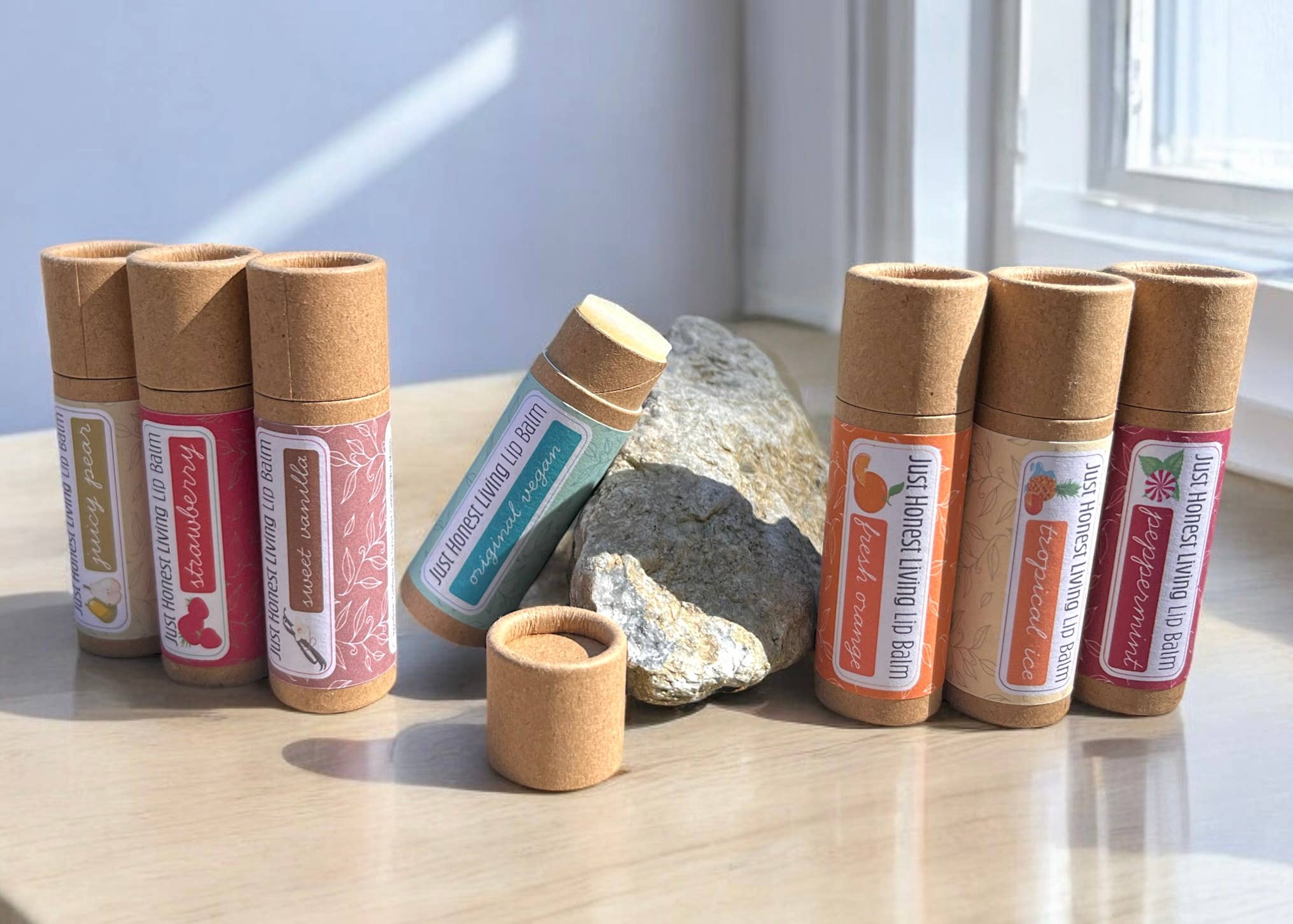 Just Honest Living LLC - Wholesale Lip Balm - Vegan Plastic-Free Lip Balms3
