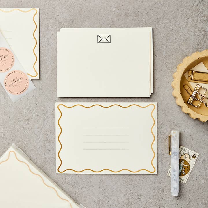 Set van 6 enveloppen met briefkaarten voor wholesale door Katie Leamon