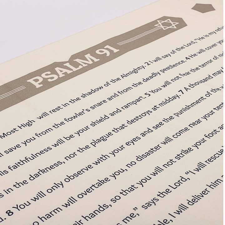 Swanson Christian Products - Wholesale Scarf - Unisex - Shawl Fashion Prayer - Psalm 911