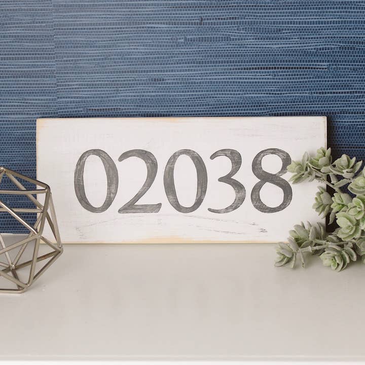 postnummer träskylt (anpassad) för wholesale av Greco Design