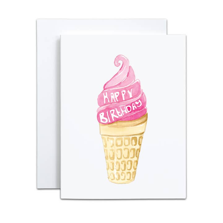 Happy Birthday Ice Cream Cone for wholesale by MaryGold Tales