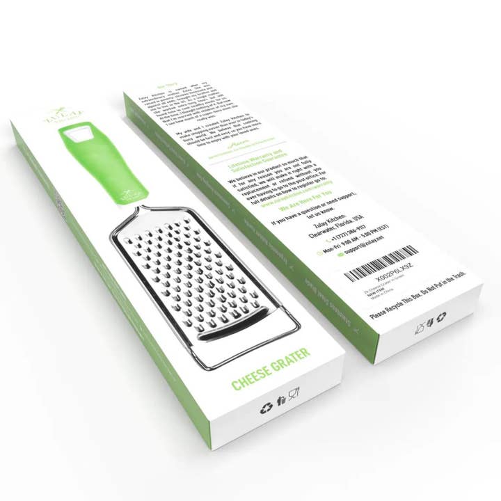 Zulay Kitchen - Wholesale Rasp - Platte, draagbare kaasrasp van roestvrij staal15