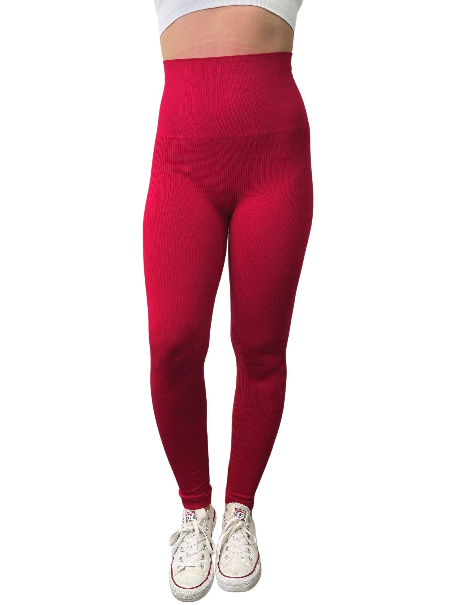 Wholesale Ribbed High Waist Leggings for your store Faire
