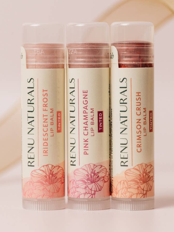 Organic Tinted Lip Balms - Box of 12 for wholesale by Renu Naturals