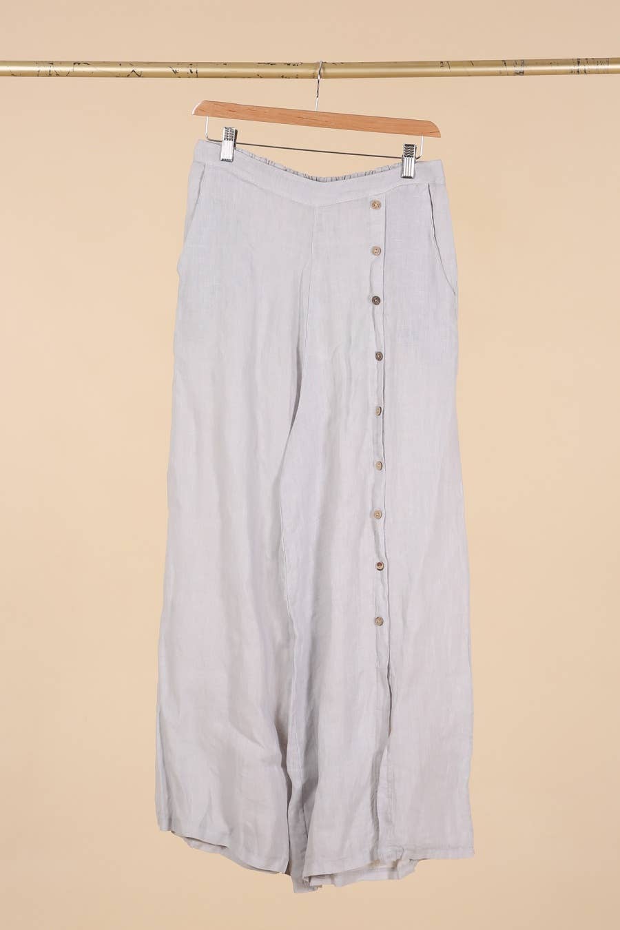 la maison des fibres naturelles – Engroshandel Bukser - Dame – Knapbukser med lige ben 9320 100%LIN5