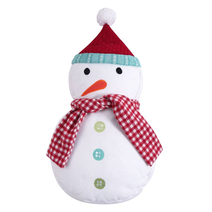 Levtex Home - Wholesale Throw/Decorative Pillow - Merry & Bright Holly Jolly Snowman Throw Pillow