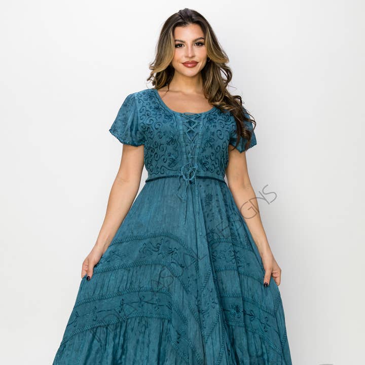 Bohemian Elegance Dress with Embroidered Details and other Purchase Wholesale cap wear. Free Returns & Net 60 Terms on Faire trending on Faire.