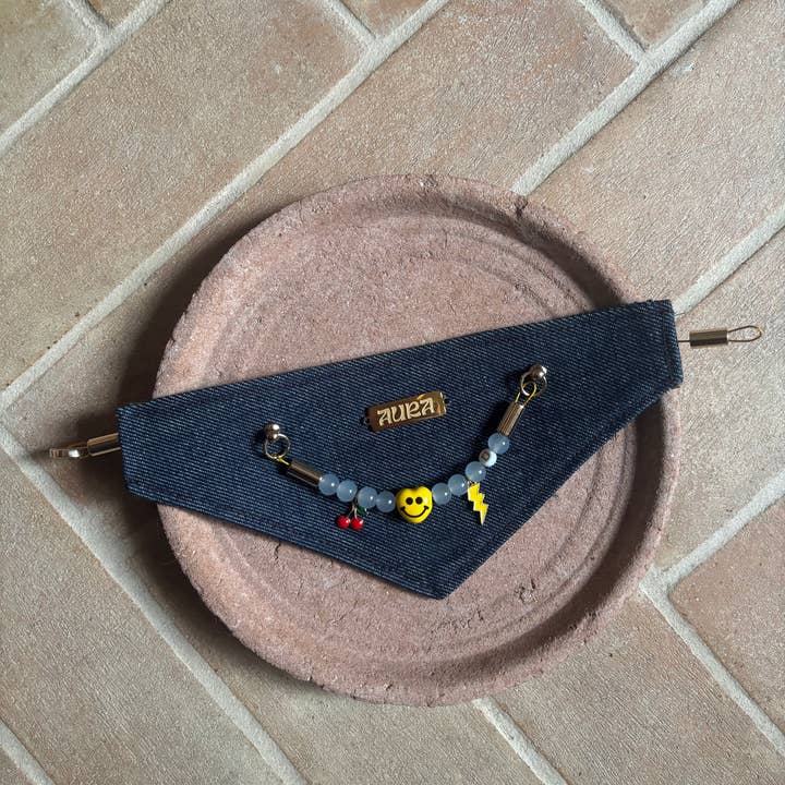 Bandana-Halsband 100% Denim Cool Kid für Hunde für den Großhandel von Aura