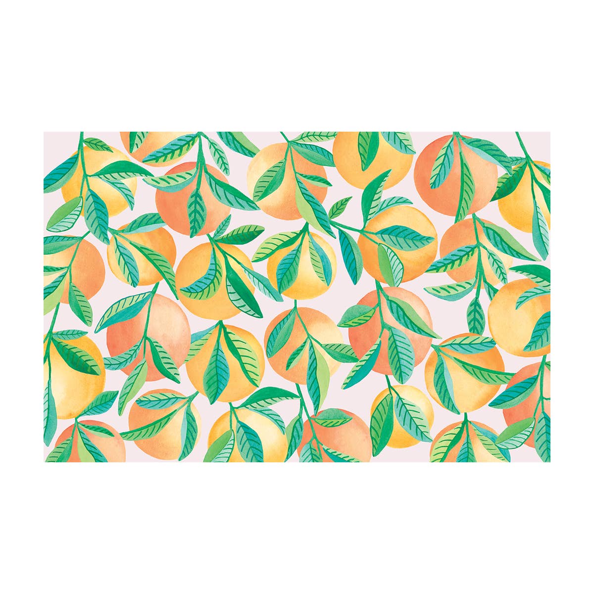 Fruit Grove Paper Placemats by Lucy Grymes