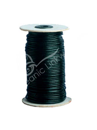 (ROLL)CORD - LEATHER, BLACK (2 MM) 100 YARDS for wholesale by Oceanic Linkways Inc