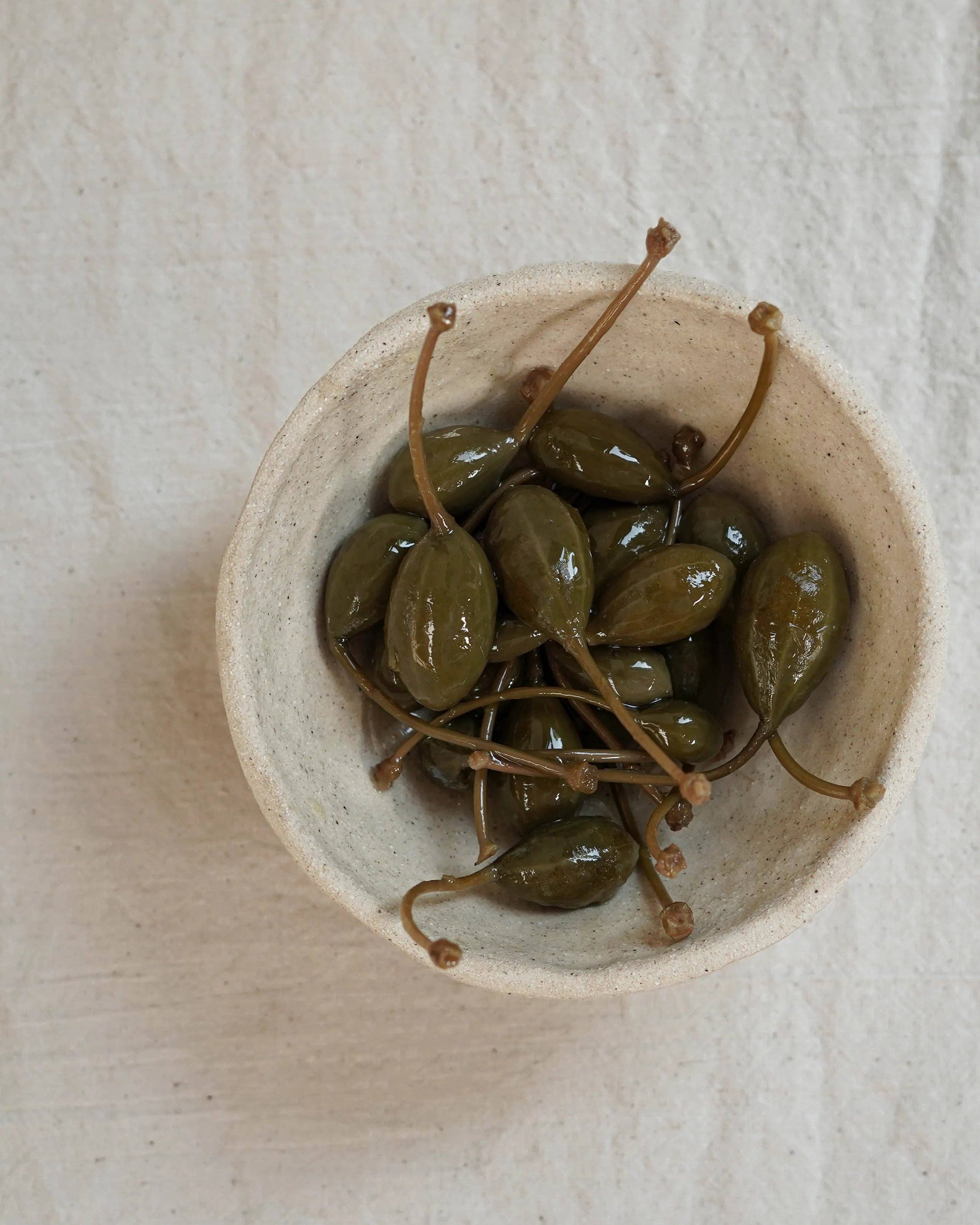 OLIO DI SERRA - Vendita all'ingrosso Olive - Capperi in salamoia con gambo - Capperi in salamoia (2800g)1