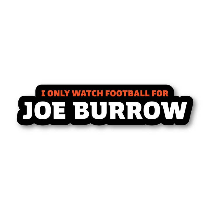 Knit Sticky - Wholesale Phone & Laptop Stickers - Joe Burrow Football Sticker