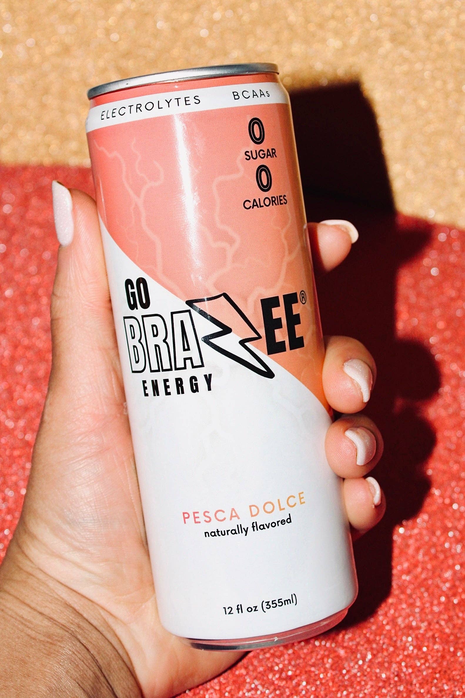 Go Brazee Energy - Wholesale Sports/Energy Drink - Zero Calorie Electrolyte Peach Energy Drink - Pesca Dolce1