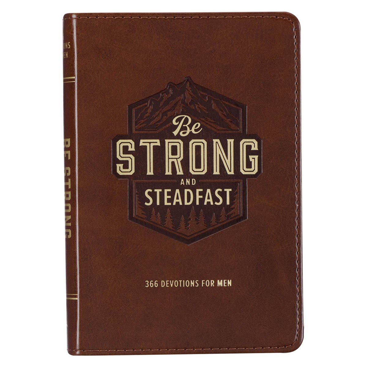 Christian Art Gifts - Wholesale Religion Book - Devotional Be Strong & Steadfast Faux Leather0