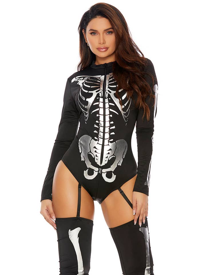Pick A Bone Sexy Skeleton Costume for wholesale by Forplay Inc.