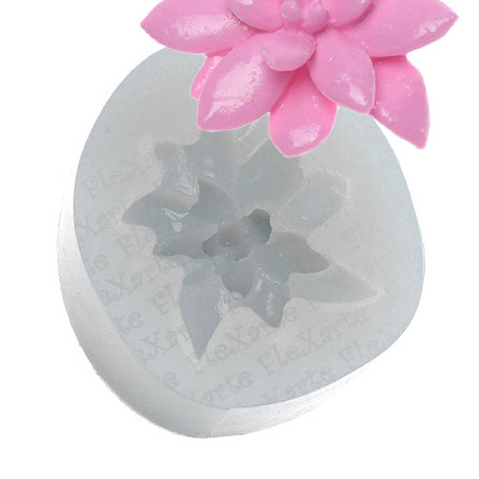 3D Succulent Zinnia Flower Silicone Mold Cake Cupcake Decorating Fondant Baking Mold Chocolate Candy Mould DIY for wholesale by Flexarte USA