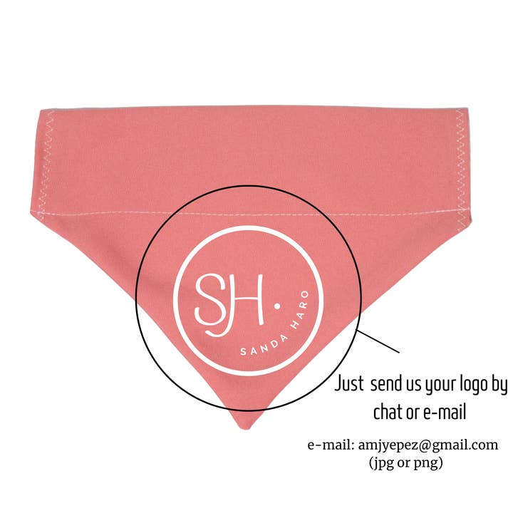 Anita's Accesorios - Wholesale Pet bandana – Dog - Custom business logo dog bandana over the collar,personalize1