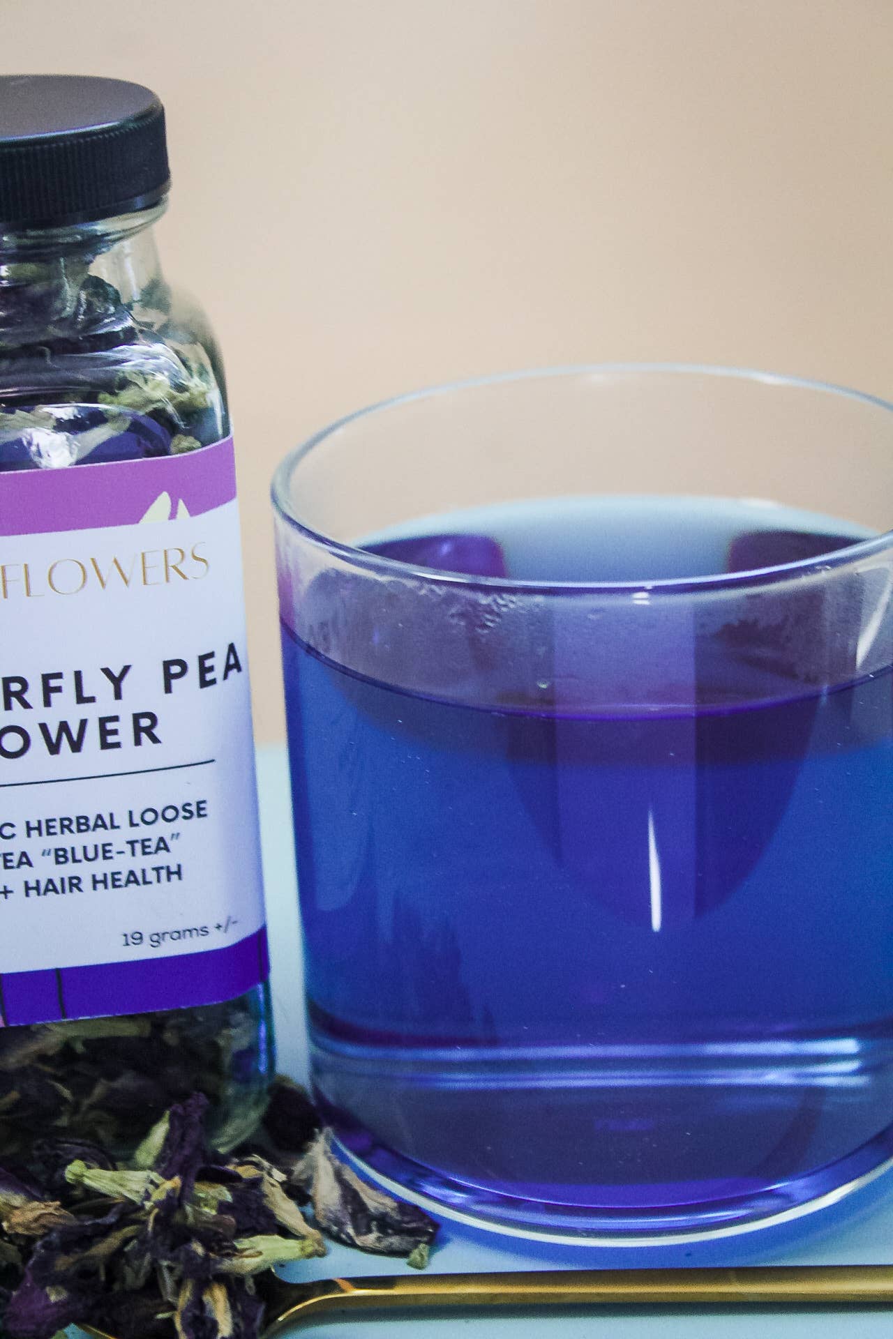 Tea + Flowers - Wholesale Loose Tea - organic butterfly pea flower herbal loose leaf tea2