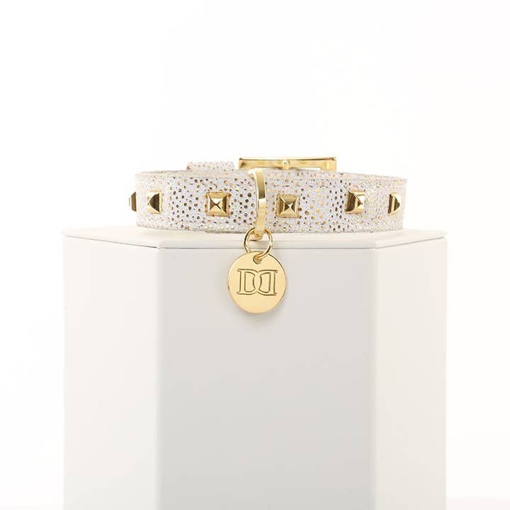 Devious Dogs - Wholesale Pet Collar - Dog - Glitz n Gold Dog Collar