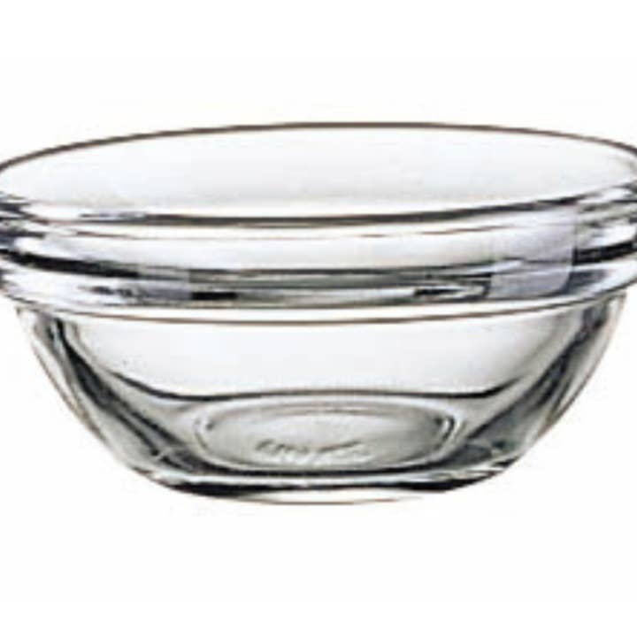 Staplingsbara glasskålar 3,5 tum i diameter, set om 6 för wholesale av Kitchen Supply Wholesale