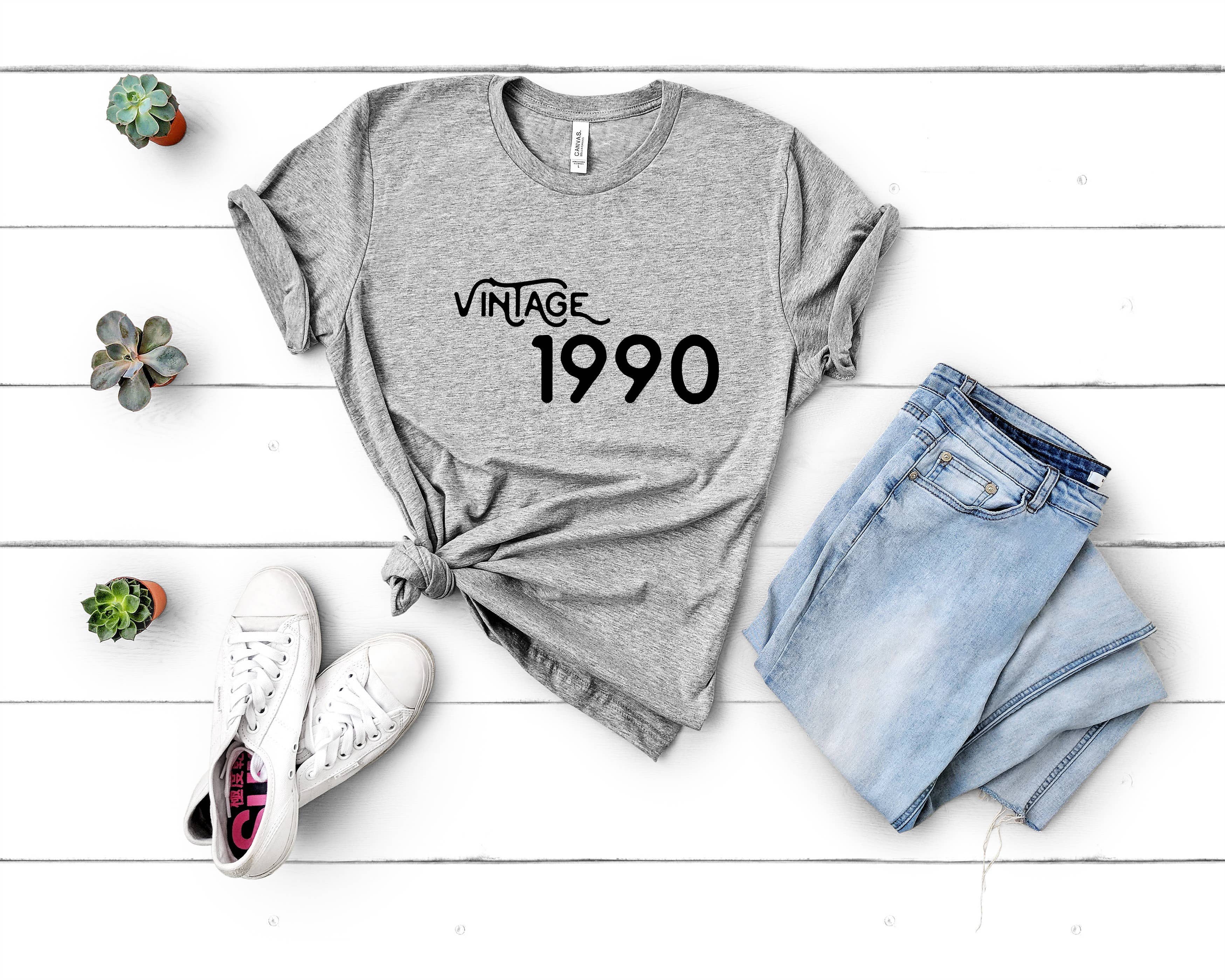 My Bella Vida Inc. - Wholesale T-Shirt (Graphic) - Unisex - Vintage 1990 Shirt, 30th Birthday Shirt, 30th Bday Shirt1