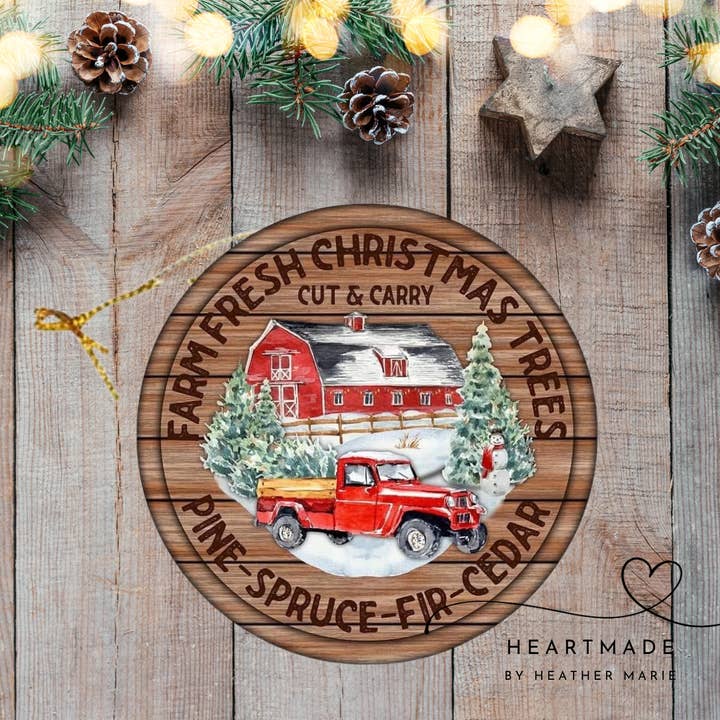 Frisch geschnittene Bäume Ornament für den Großhandel von Heartmade By Heather Marie, LLC