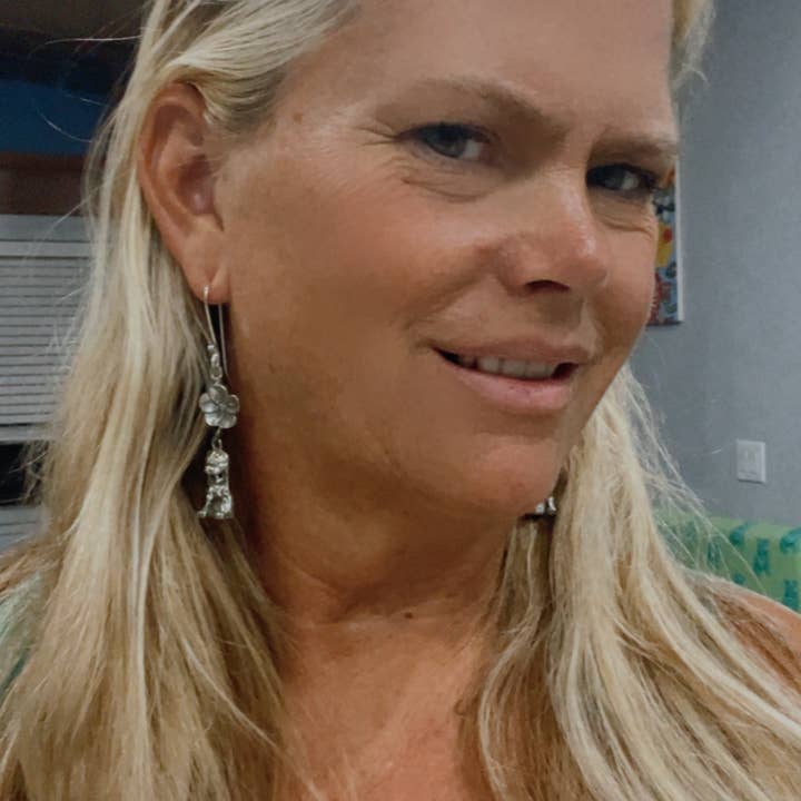 Hi Octane | SilverBotanica - Wholesale Dangle Earrings - Foo Dog & Blossom Chinoiserie Earrings 7