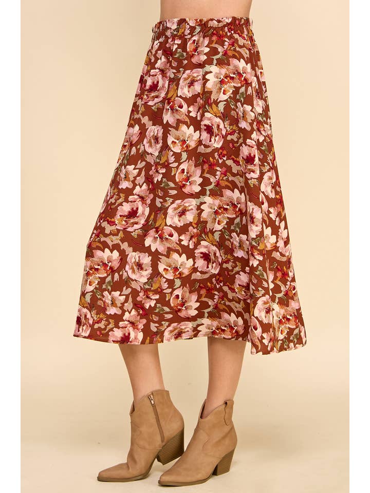 Les Amis – Engroshandel Nederdel - Dame – Blomsterprint Nederdel5