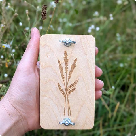 Macon Makes - Wholesale DIY Craft Kit - Pocket Flower Press Customized With Logo Or Design | 3"x5"7